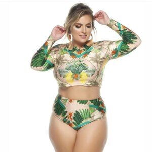 Lehona Oasis Hot Pant High Waist Bikini Bottom